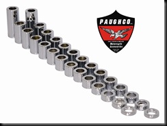 Paughco axle spacer kit with logo