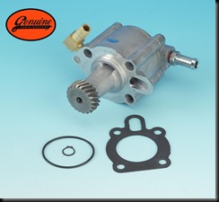 Sporty oil pump mounting kit with logo