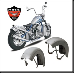 Bobber fenders with logo