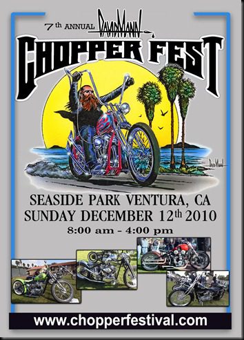 7th Annual Chopper Fest flyer front print ready