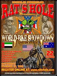 2011 Rats Hole BIKE WEEK poster 8-5x11 FLAT