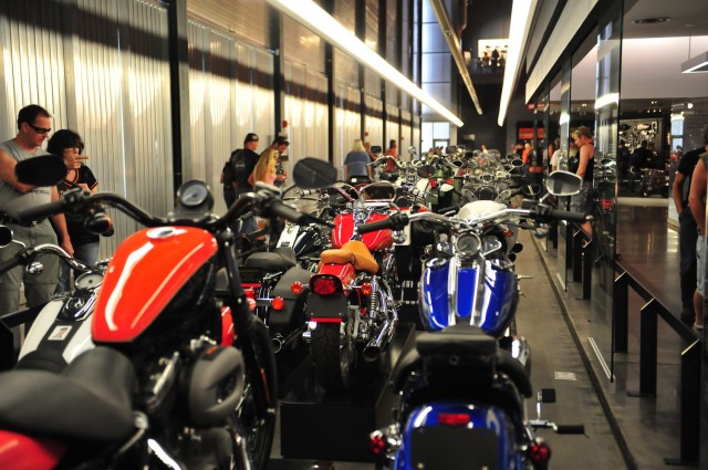 Selected pictures from the Harley-Davidson Museum