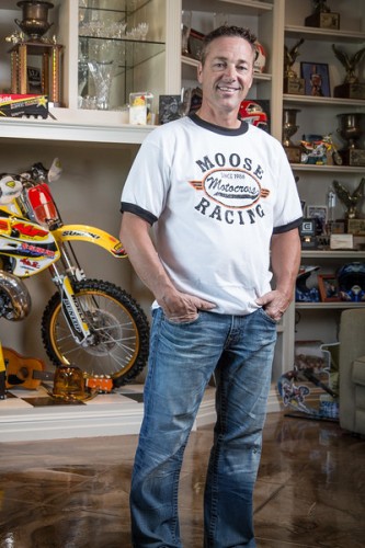 Retired motocross racer Rodney Smith photographed Friday, August 07, 2015 at his home in Antioch, Calif.