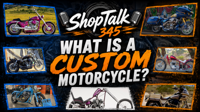 What is a custom motorcycle?